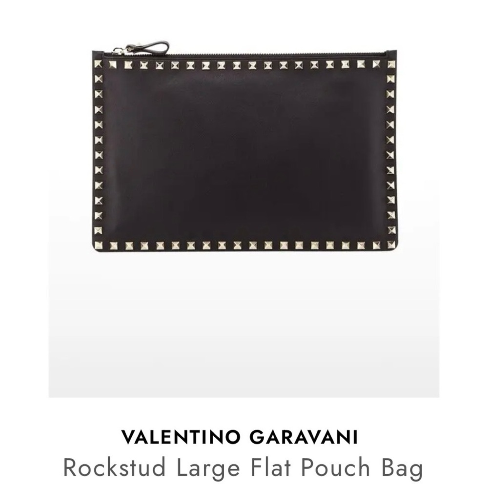Valentino Rockstud pouch clutch bag